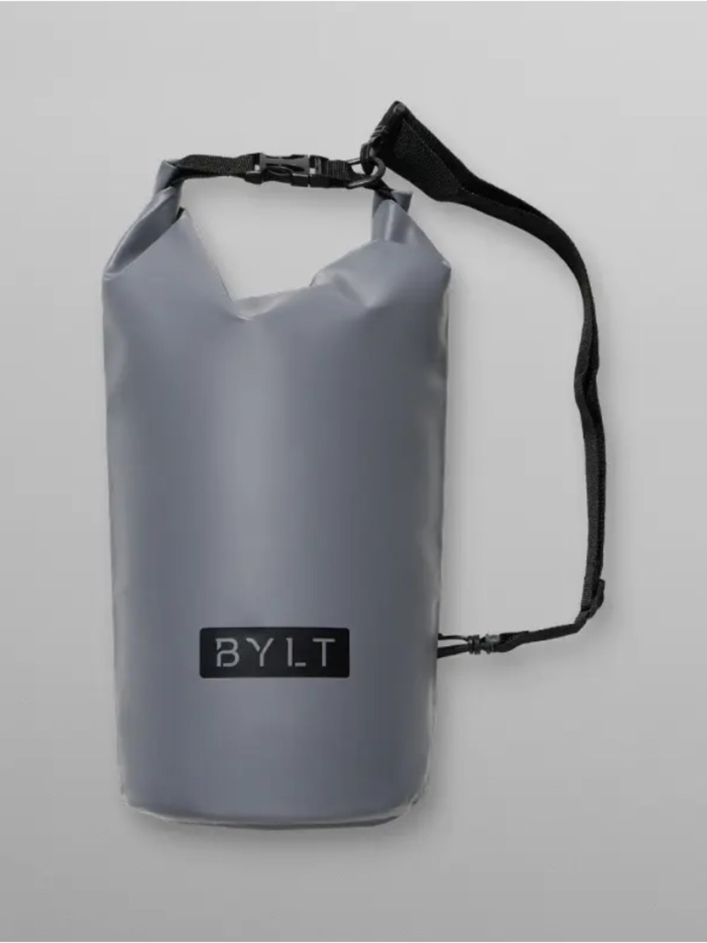 BYLT Basics Gray Roll-Top Dry Duffel Sling